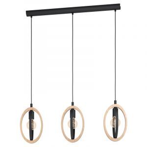 Drewniana lampa wisząca, Angeline