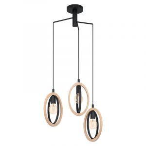 Drewniana lampa wisząca, Angeline