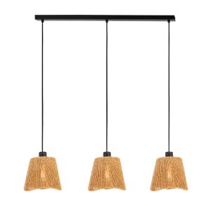 Papierowa lampa wisząca brązowa, Jitze
