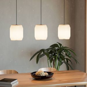 Papierowa lampa wisząca biała, Kars