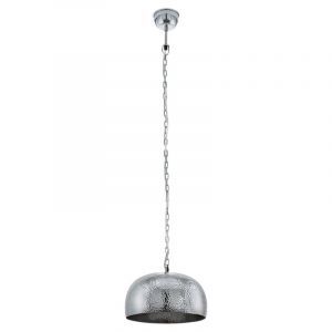 Metalowa retro lampa wisząca chromowana, Abdelhak