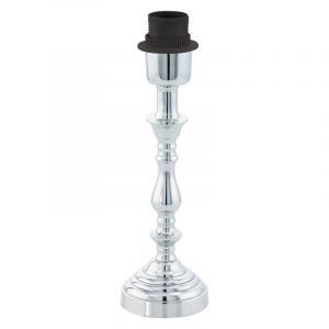 Metalowa design lampa stołowa bez abażur chromowana, Mason, z przełącznik