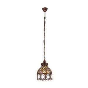 Metalowa orientalna lampa wisząca miedziana, Ahmad