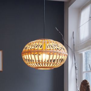 Drewniana lampa wisząca rustykalna, Firenze