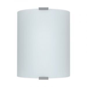 Szklana lampa sufitowa chromowana, Jesper