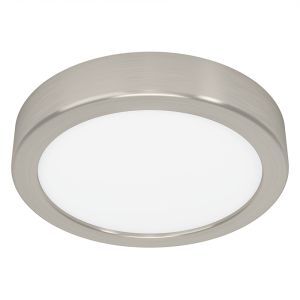 Plastikowy plafon sufitowy niklowy, Geraldo, 11W, 3000K LED