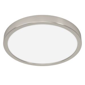 Plastikowy plafon sufitowy niklowy, Geraldo, 20,5W, 3000K LED