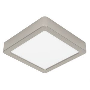 Plastikowy plafon sufitowy niklowy, Geraldo, 11W, 3000K LED