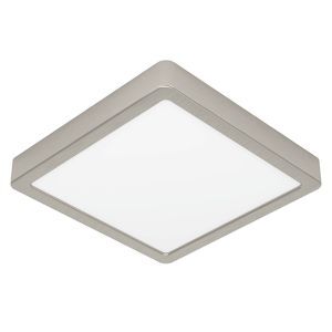 Plastikowy plafon sufitowy niklowy, Geraldo, 17W, 3000K LED