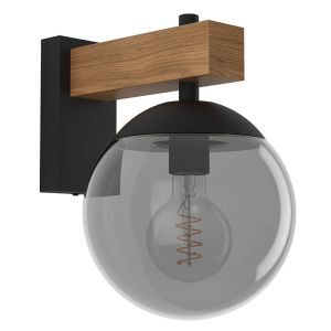 Szklana nowoczesna lampa zewnętrzna szara, Boris, IP44