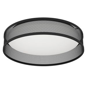 Stalowy plafon sufitowy czarny, Jolene, 20W, 3000K LED
