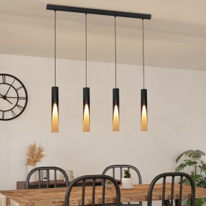 Aluminiowa nowoczesna lampa wisząca brązowa, Aloysius