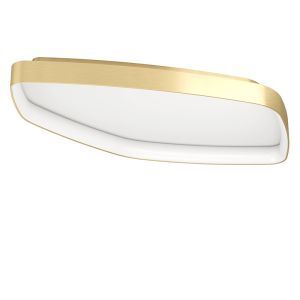 Aluminiowy design plafon sufitowy złoty, Samson, 25,2W, 3000K LED