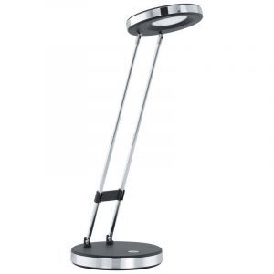 Plastikowa nowoczesna lampa biurkowa czarna, Arie, 3W, 3000K LED, z przełącznik