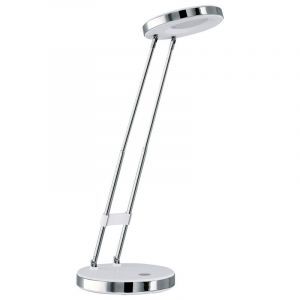 Plastikowa nowoczesna lampa biurkowa biała, Arie, 3W, 3000K LED, z przełącznik