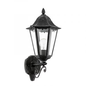 Aluminiowa klasyczna lampa zewnętrzna czarna, Leanna, IP44