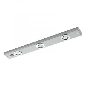 Metalowa nowoczesna lampa sufitowa niklowa, Jary, 2W, 3000K LED, z przełącznik