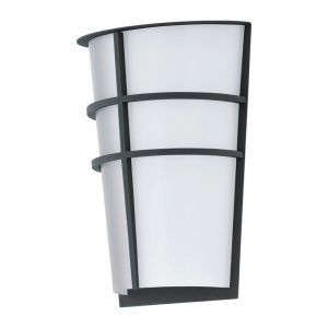 Plastikowa nowoczesna lampa zewnętrzna antracytowa, Bastiaan, IP44