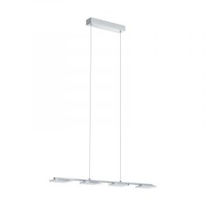 Plastikowa nowoczesna lampa wisząca chromowana, Pace, 5W, 3000K LED