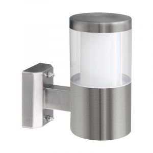 Plastikowa nowoczesna lampa zewnętrzna srebrna, Neele, IP44