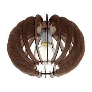 Drewniana design lampa sufitowa brązowa, Kiran