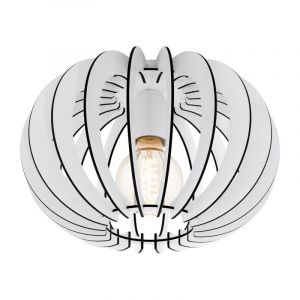 Drewniana design lampa sufitowa biała, Kiran