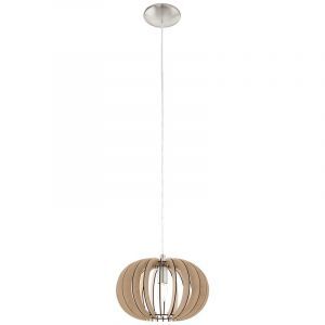 Drewniana lampa wisząca rustykalna, Kiran
