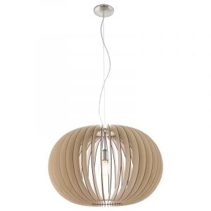 Drewniana lampa wisząca rustykalna, Kiran