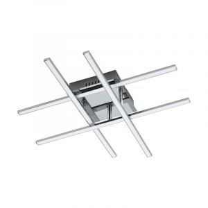 Stalowa nowoczesna lampa sufitowa chromowana, Arantxa, 24W, 3000K LED