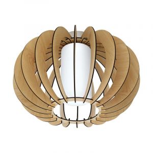 Drewniana lampa sufitowa rustykalna, Kiran