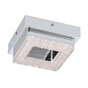 Plastikowy nowoczesny kinkiet chromowany, Arjo, 4W, 3000K LED