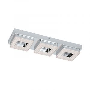 Plastikowy nowoczesny kinkiet chromowany, Arjo, 4W, 3000K LED