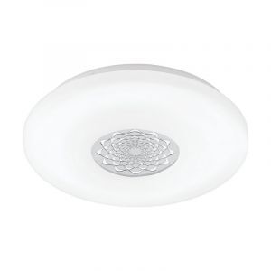 Plastikowa nowoczesna lampa sufitowa biała, Carmela, 24W, 3000K LED