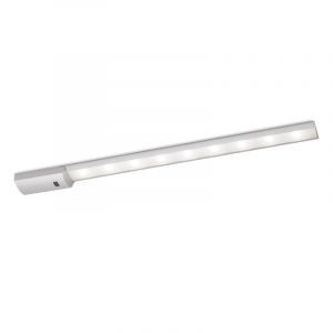 Srebreny oświetlenie szafek kuchennych aluminiowy, Veroni, 8W, 4000K LED