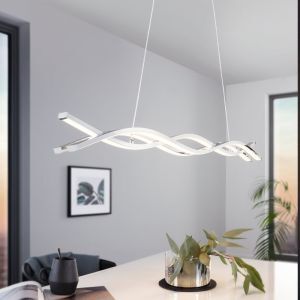 Aluminiowa nowoczesna lampa wisząca chromowana, Arantxa, 13W, 3000K LED