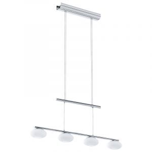 Stalowa nowoczesna lampa wisząca chromowana, Frederico, 4W, 3000K LED