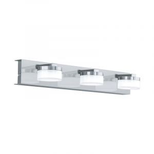 Plastikowy nowoczesny kinkiet chromowany, Busra, 7W, 3000K LED, IP44
