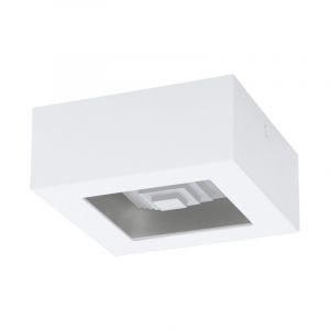 Stalowy nowoczesny plafon sufitowy biały, Olger, 6W, 3000K LED