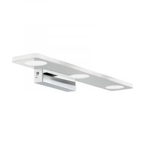 Plastikowy nowoczesny kinkiet chromowany, Jan, 5W, 3000K LED, IP44