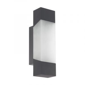 Metalowa lampa zewnętrzna antracytowa, Evan, IP44