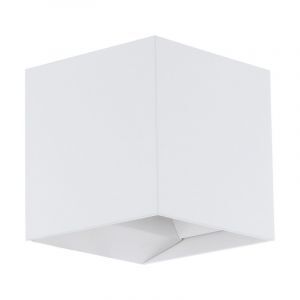 Aluminiowa nowoczesna lampa zewnętrzna biała, Owen, IP54