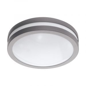 Metalowa lampa zewnętrzna srebrna, Justin, IP44