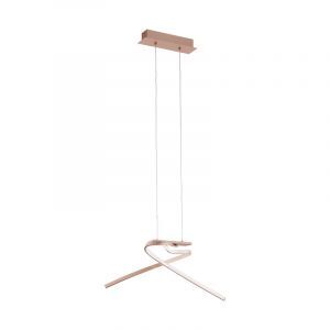 Plastikowa design lampa wisząca różowa, Josef, 11W, 3000K LED