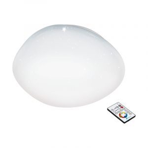 Stalowy plafon sufitowy biały, Tyrell, 34W, regulowany kolor LED