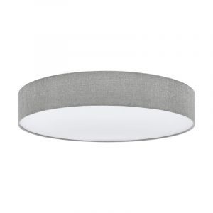 Metalowa nowoczesna lampa sufitowa szara, Abano