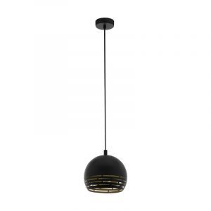 Metalowa nowoczesna lampa wisząca złota, Macey