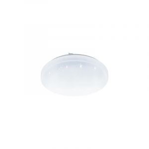 Stalowy plafon sufitowy biały, Eloise, 12W, regulowany kolor LED, IP44