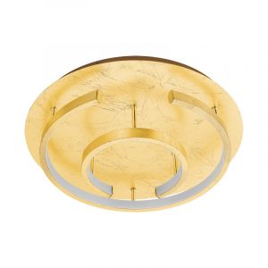 Stalowy nowoczesny plafon sufitowy złoty, Sameer, 18W, 3000K LED