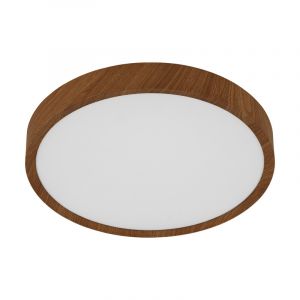 Plastikowy nowoczesny plafon sufitowy brązowy, Jouk, 33W, 3000K LED