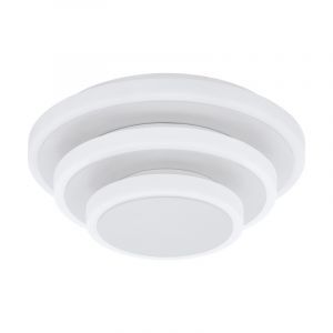 Stalowy nowoczesny plafon sufitowy biały, Nieck, 5W, 3000K LED